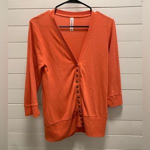 Women's Soft Lightweight Snap Button Cardigan Zenana Outfitters Size Medium